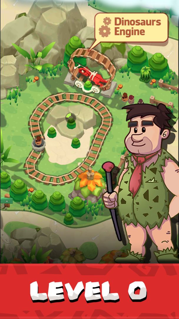 스톤 파크: 선사 시대의 타이쿤 게임 스크린 샷