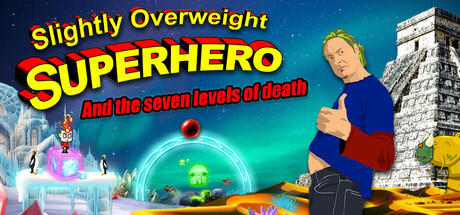 Banner of Slightly Overweight Superhero and the seven levels of death 