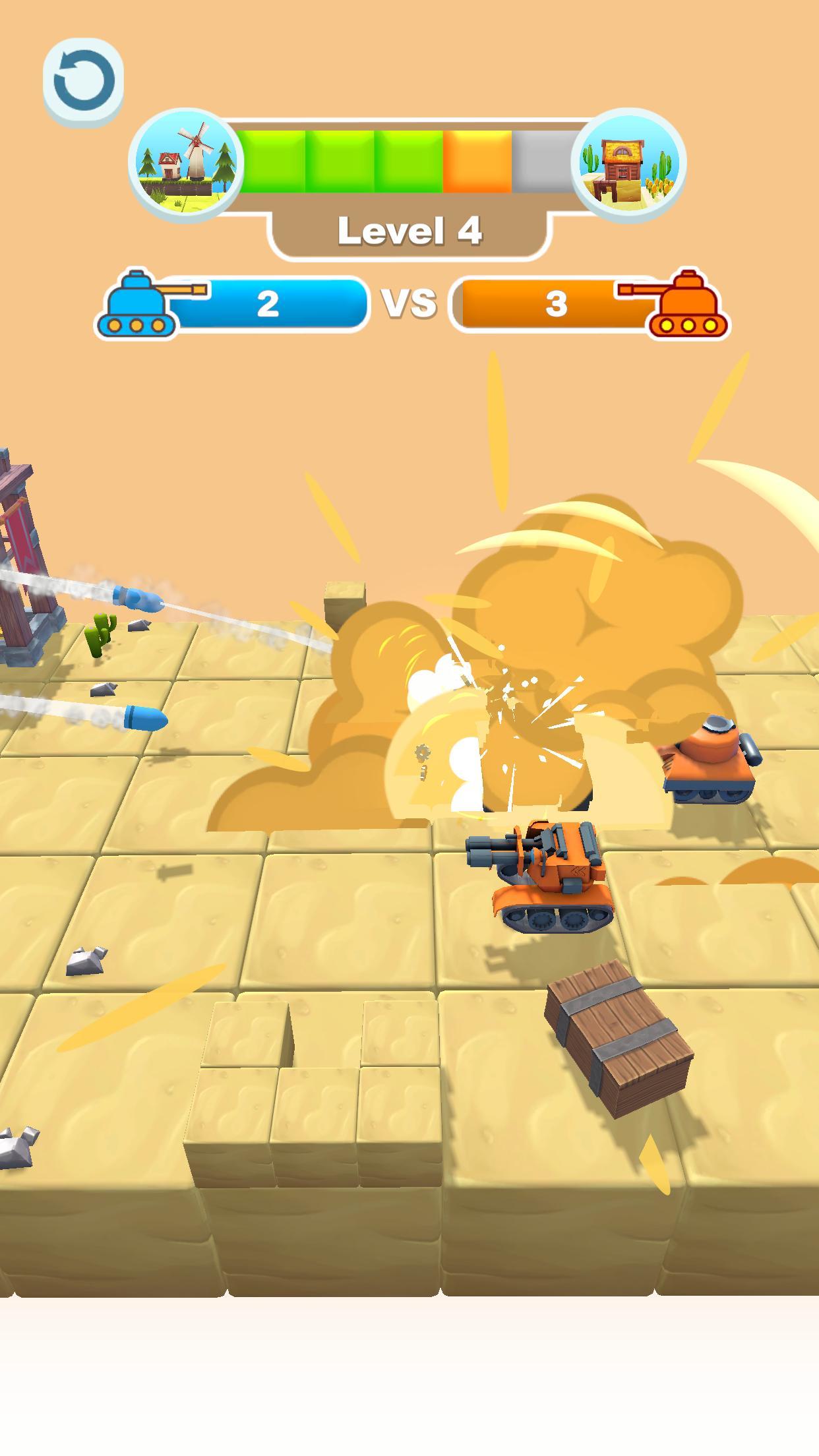 Merge Tank Master Game Screenshot