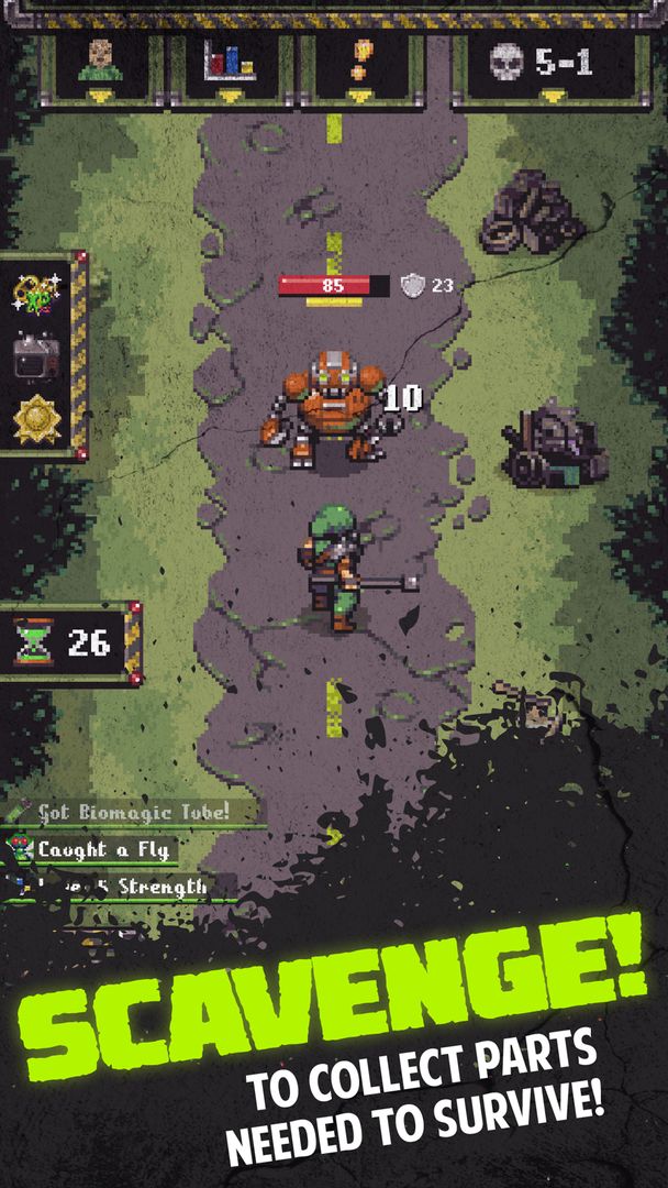 Screenshot of Idle Atomic: RPG Survival