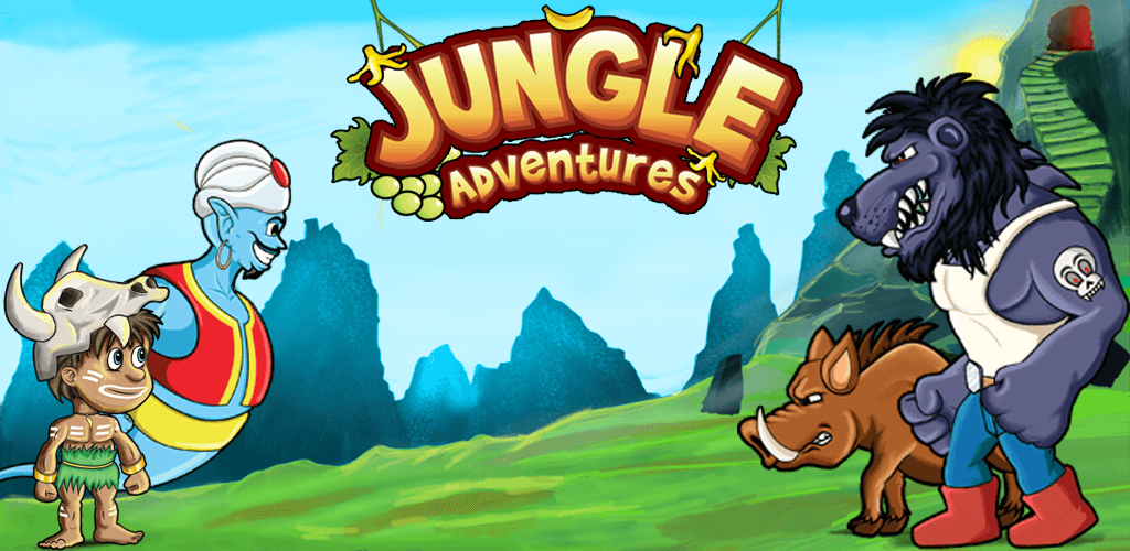 Banner of Jungle Adventures Juegos 430.0