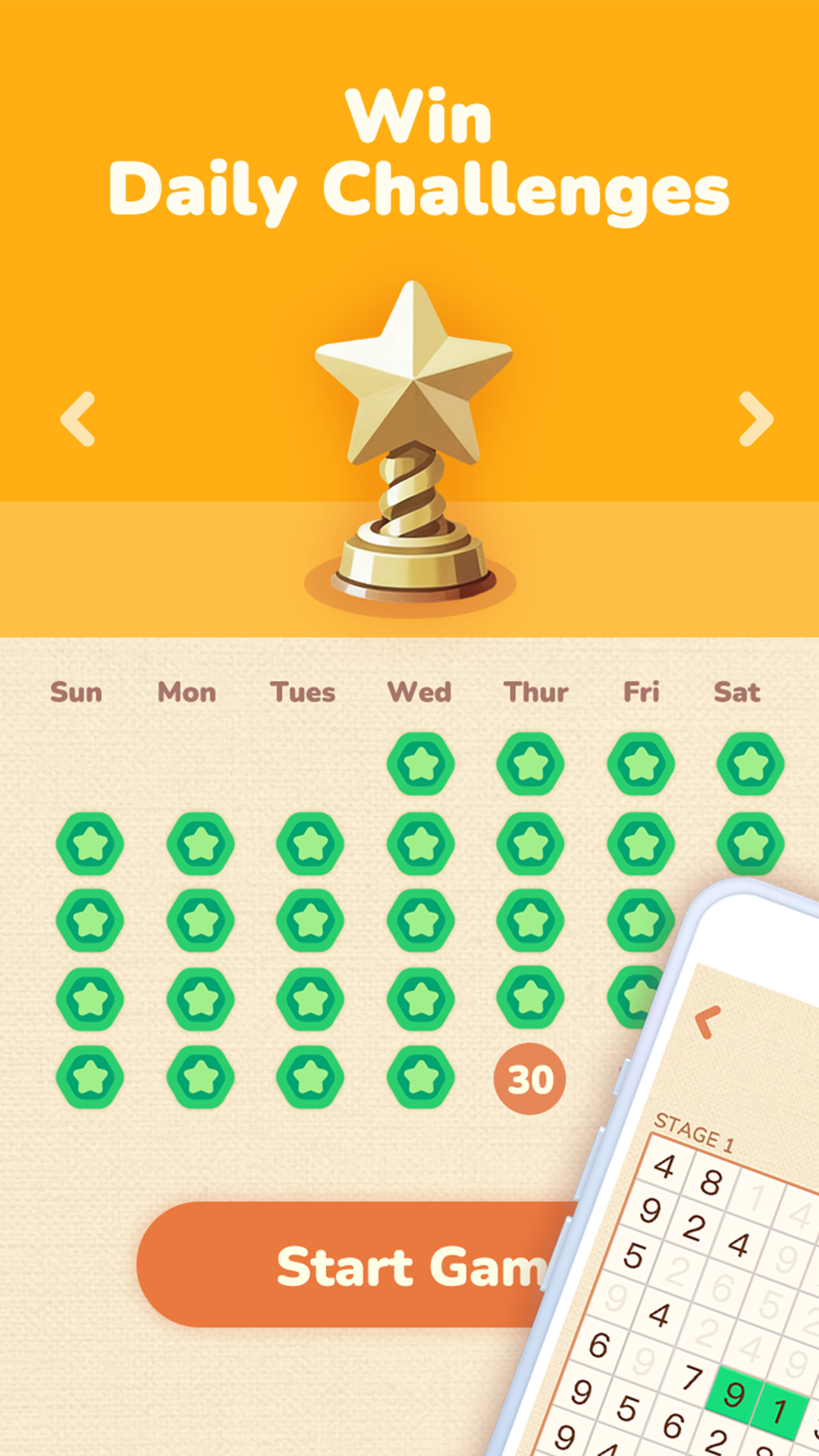 Number Puzzle: Ten & Pair Game Screenshot