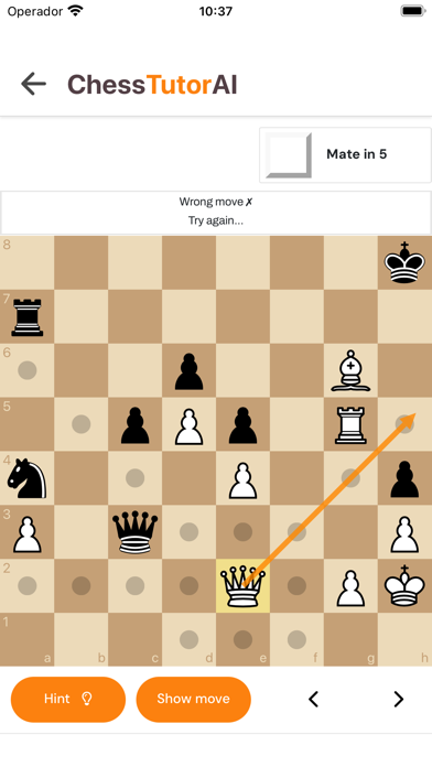 ChessTutorAI screenshot game
