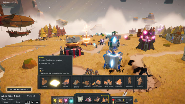 Castles on Clouds Game Screenshot