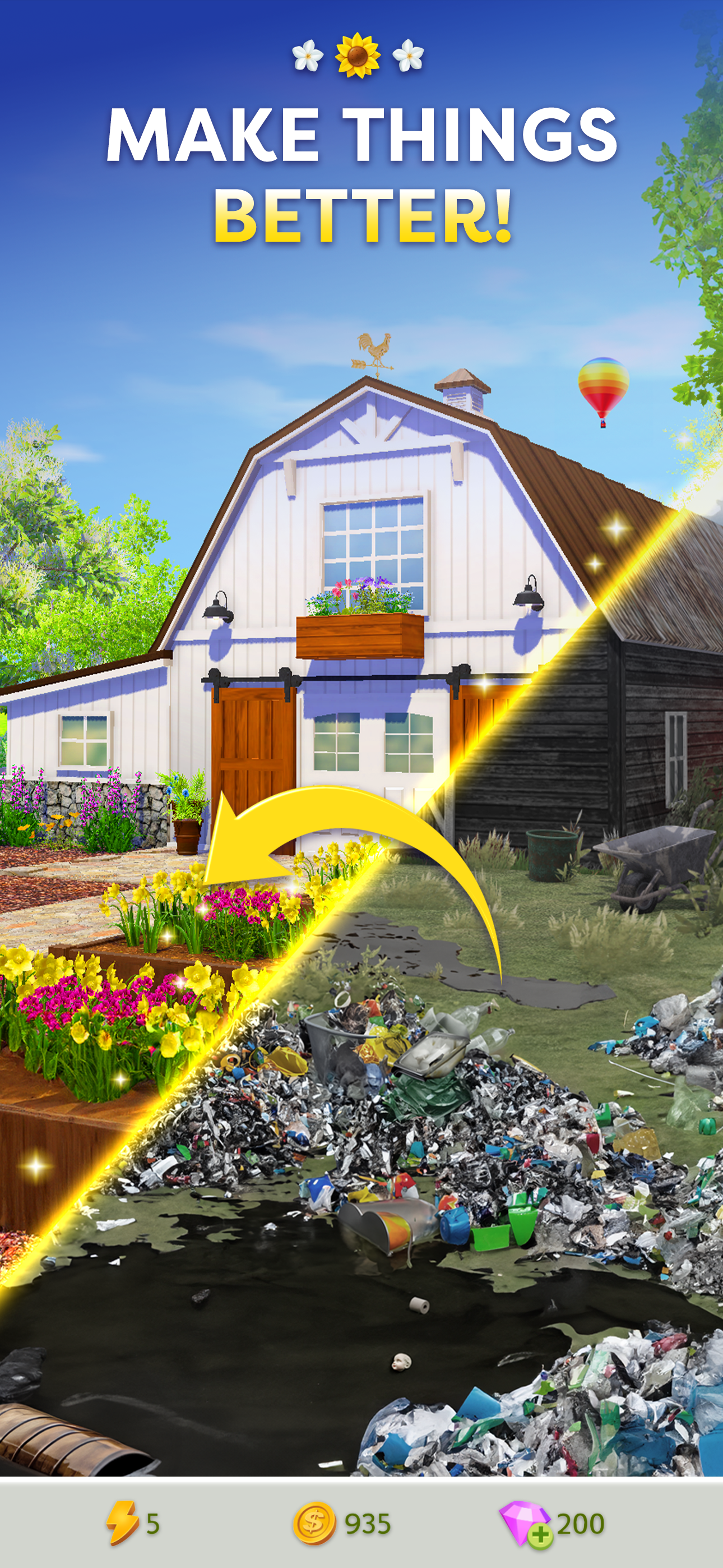 Ellen's Garden Restoration Game Screenshot