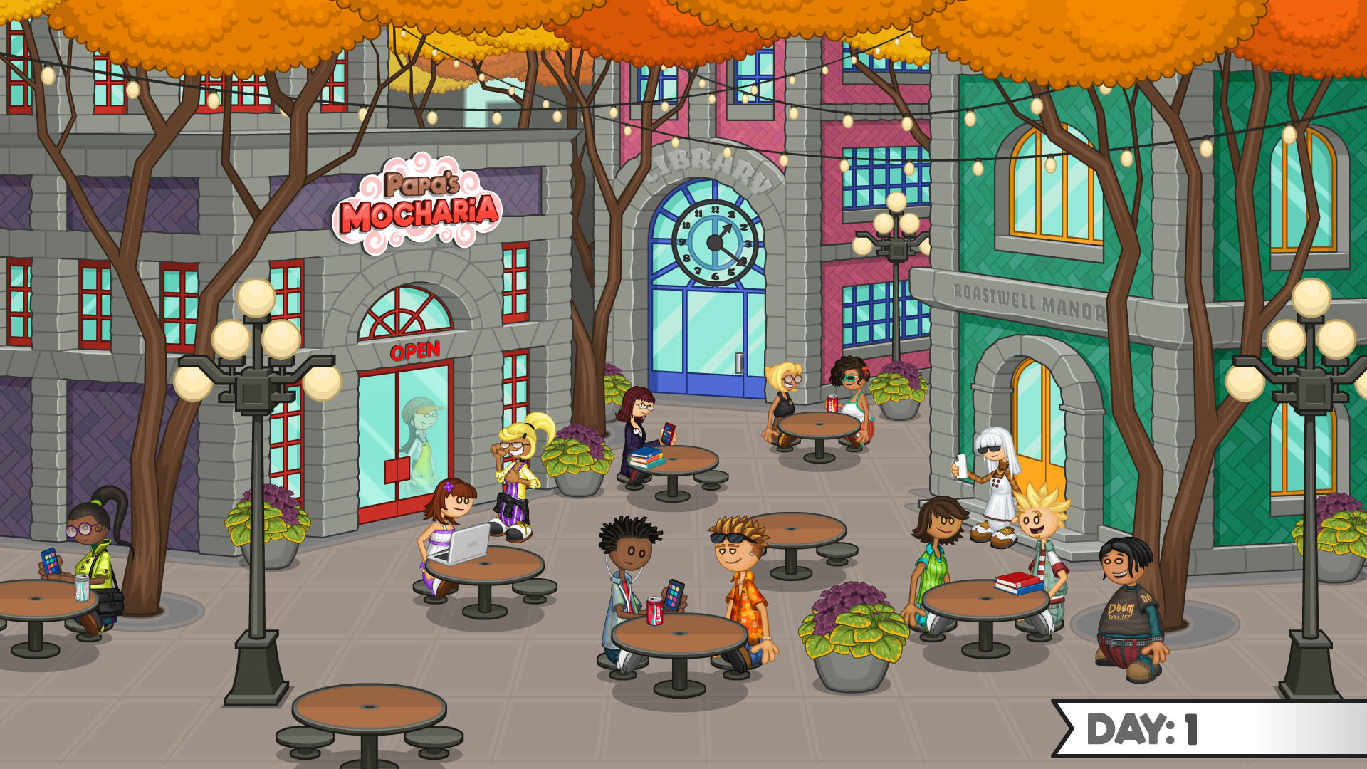 Papa's Mocharia Deluxe Game Screenshot