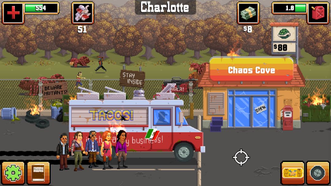 Screenshot of Gunman Taco Truck