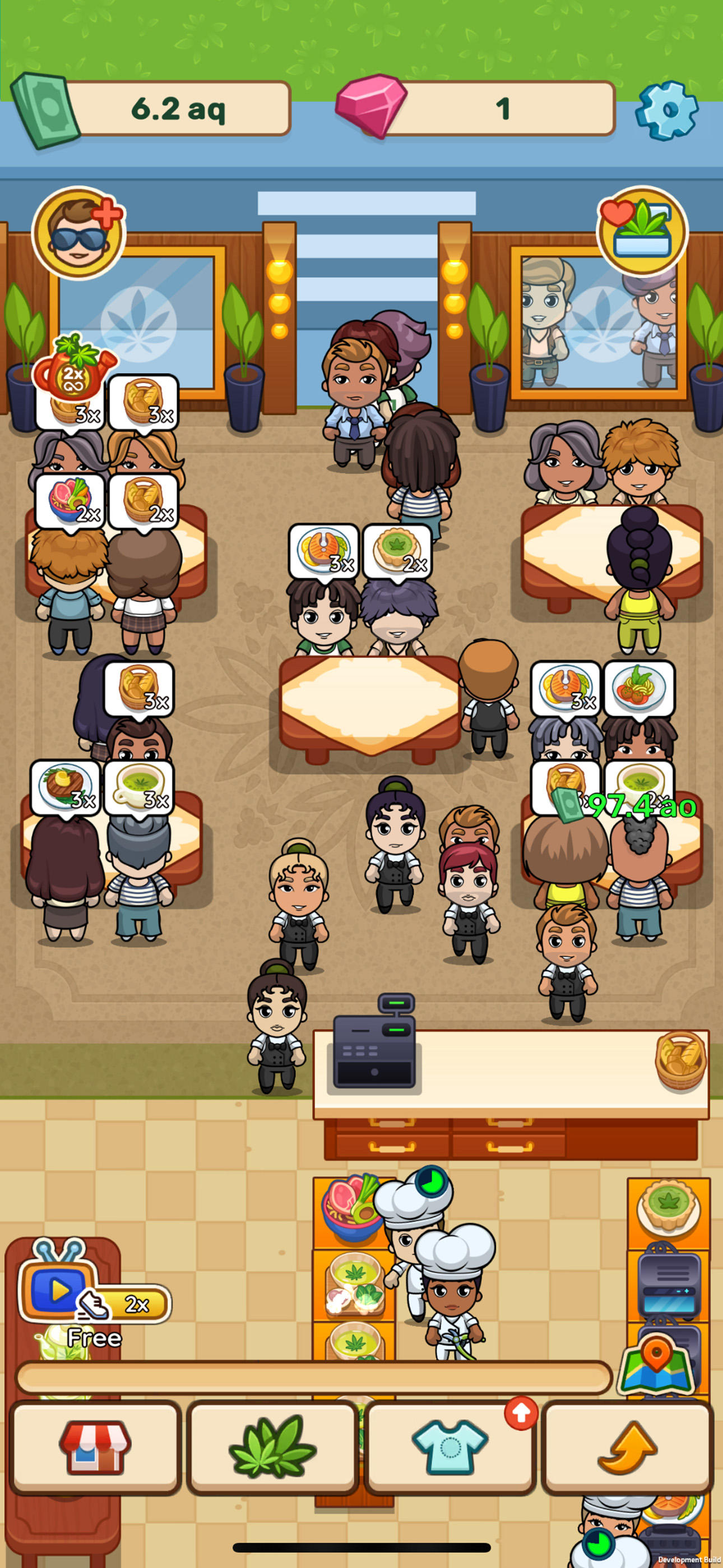 Weed Shop Tycoon Game Screenshot