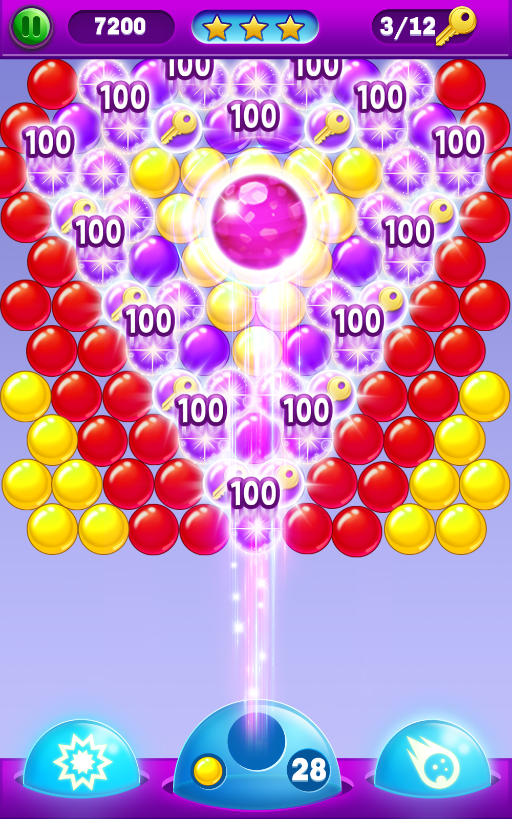 Bubble Shooter Deluxe Game Screenshot