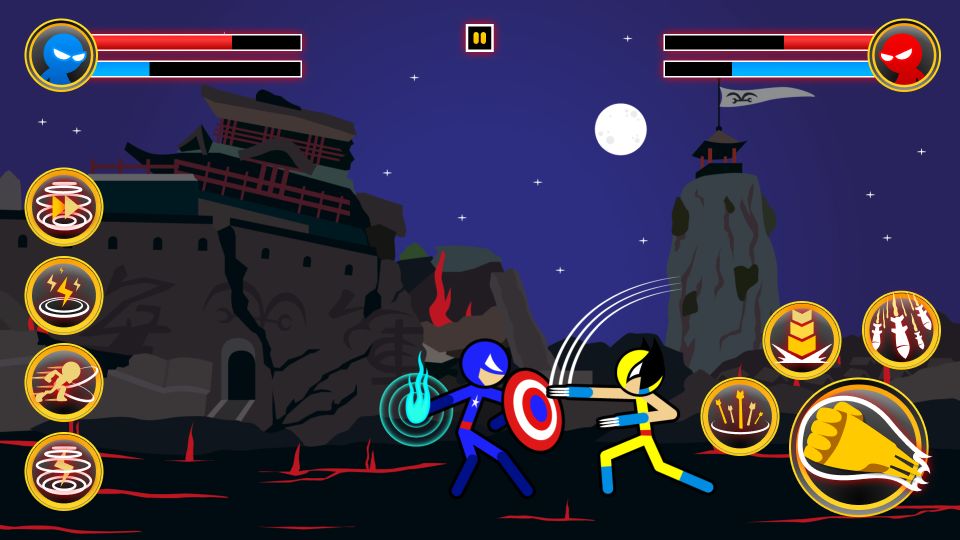 전투게임:  스틱맨 싸우는 게임 졸라맨게임 게임 스크린 샷