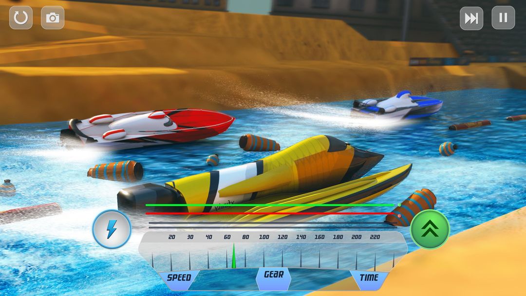 Screenshot of Water Boat Racing Simulator 3D