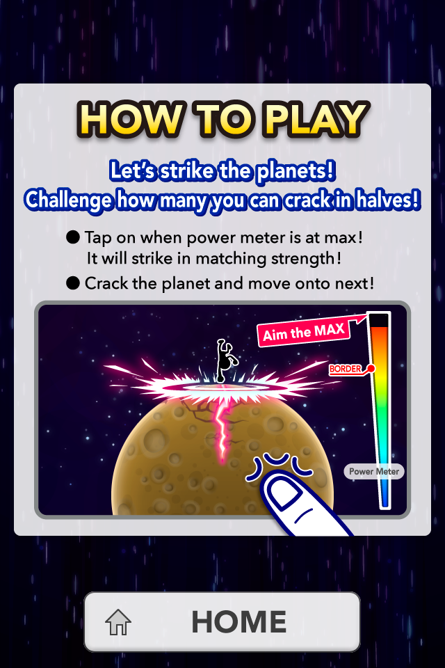 Strike the Planets! ภาพหน้าจอเกม