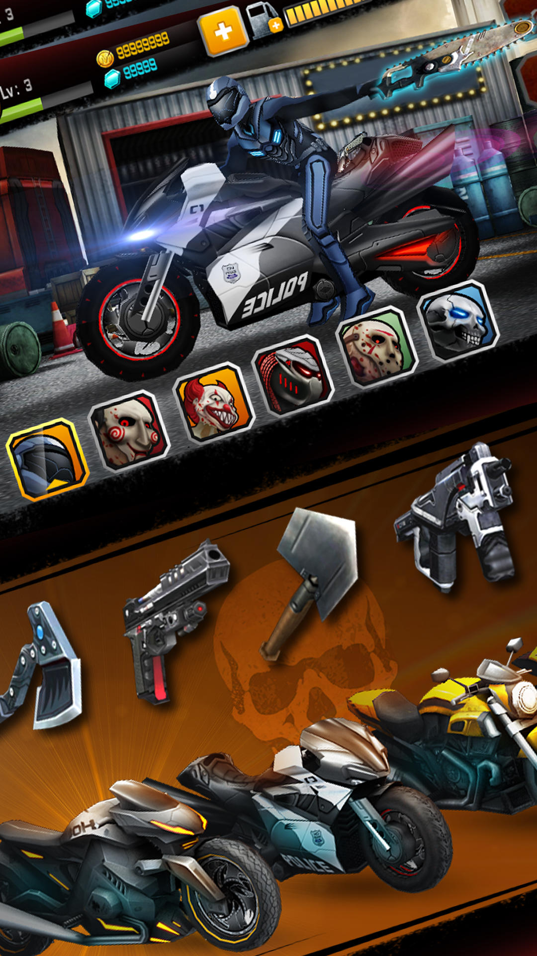 Death Moto 3 : Sun Shines Game Screenshot