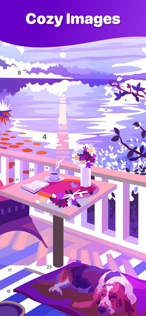 Screenshot of Hey Color Paint by Number Art