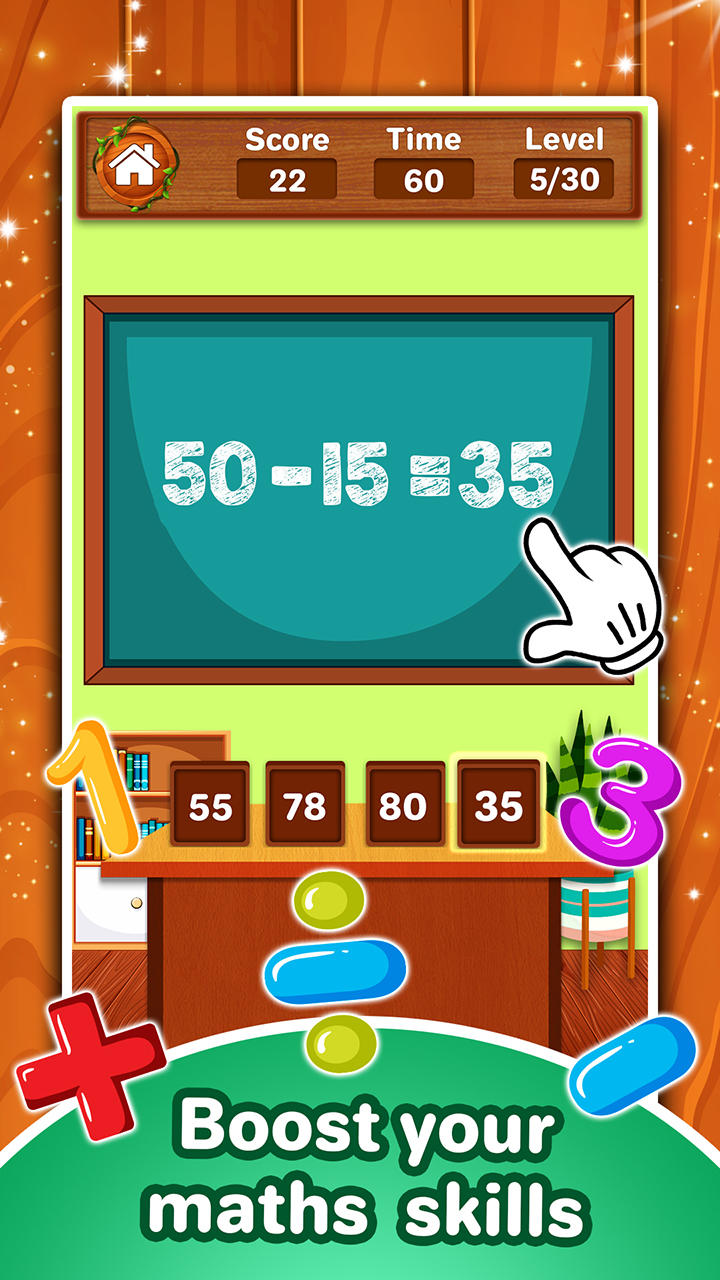 Screenshot of Maths Games Offline for adult