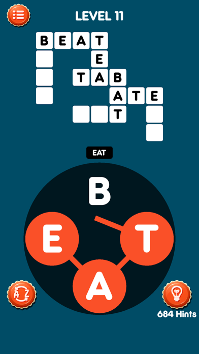 Screenshot 1 of Word Cross: jogos de caça-palavras 
