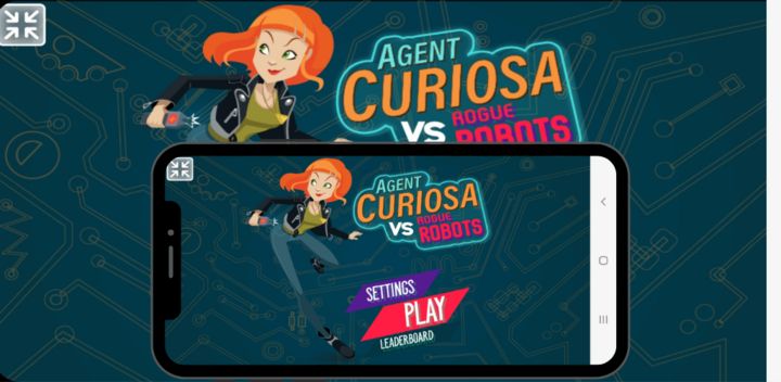AGENT CURIOSA VS ROGUE ROBOTS Game Screenshot
