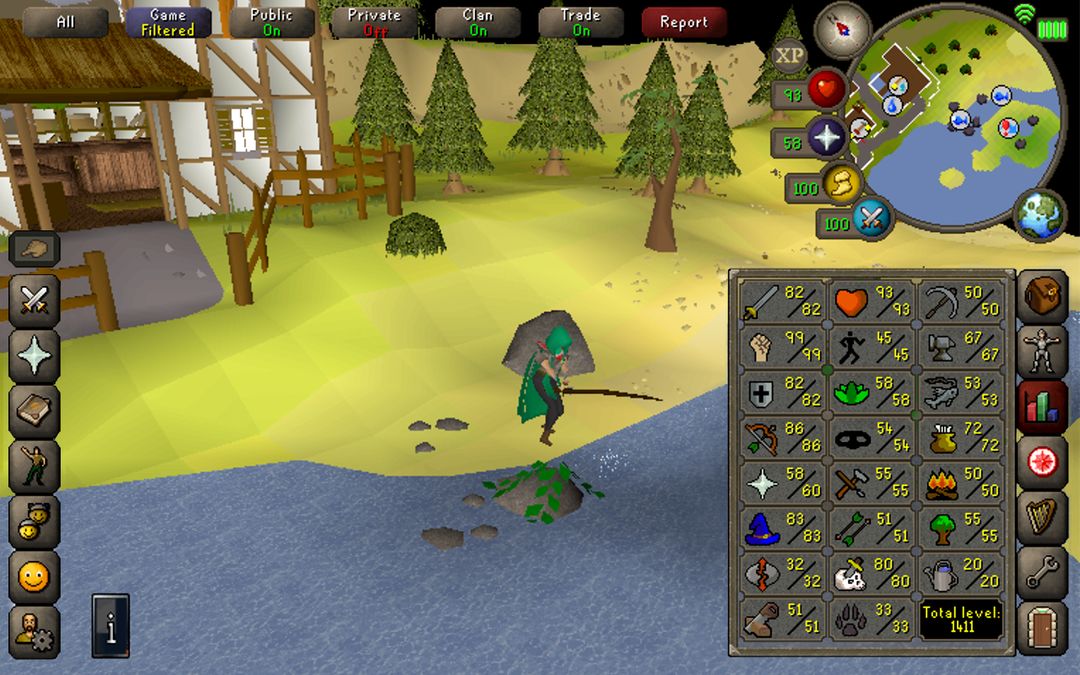 Old School RuneScape 게임 스크린 샷