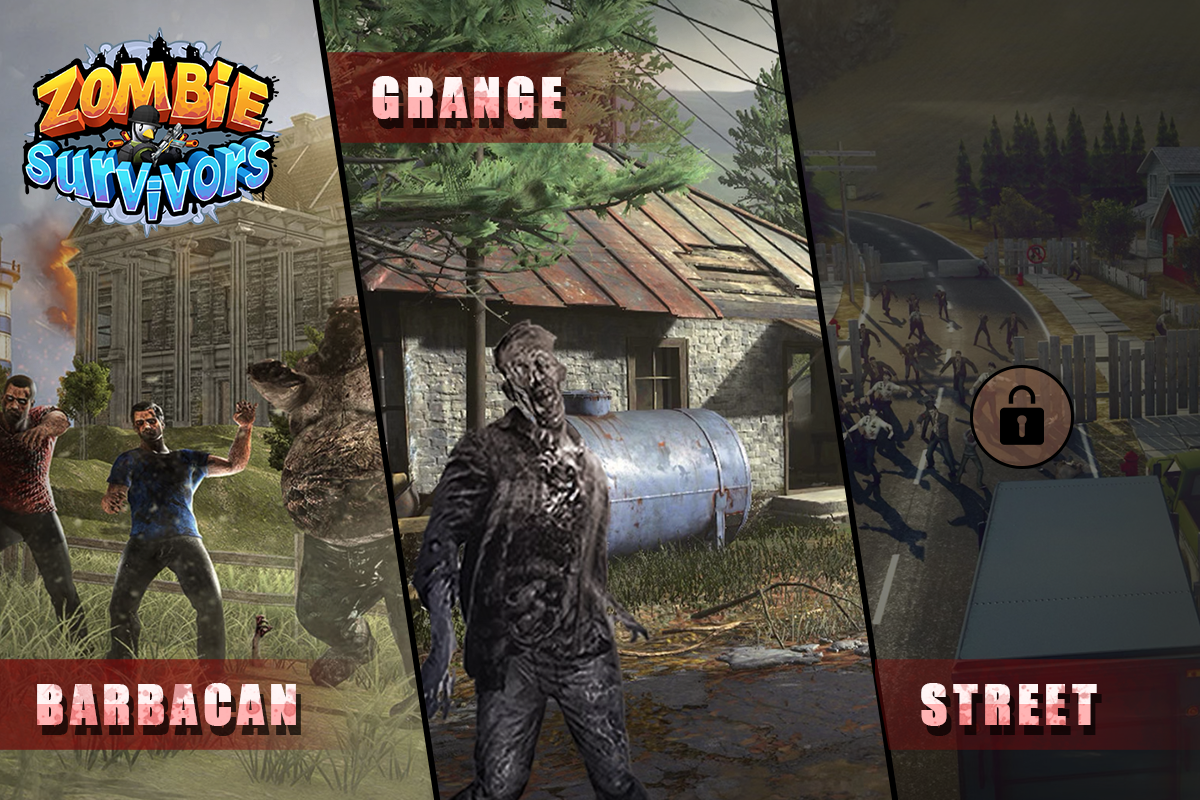 Zombie survivors.io Game Screenshot