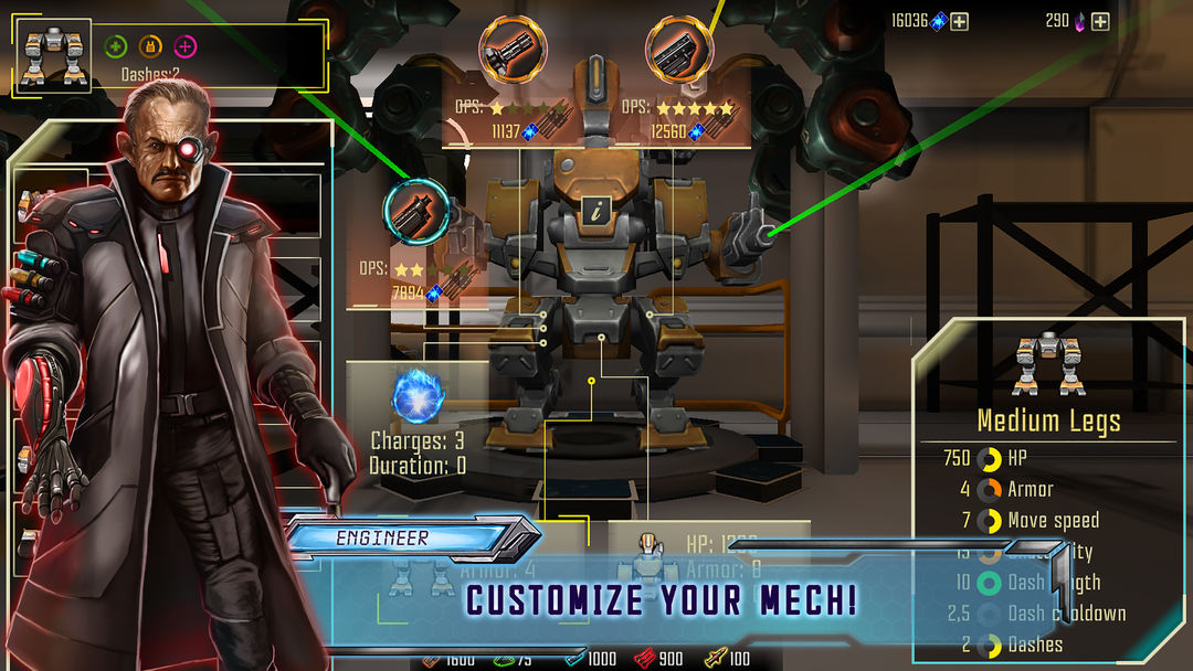Robot Warrior shooter screenshot game