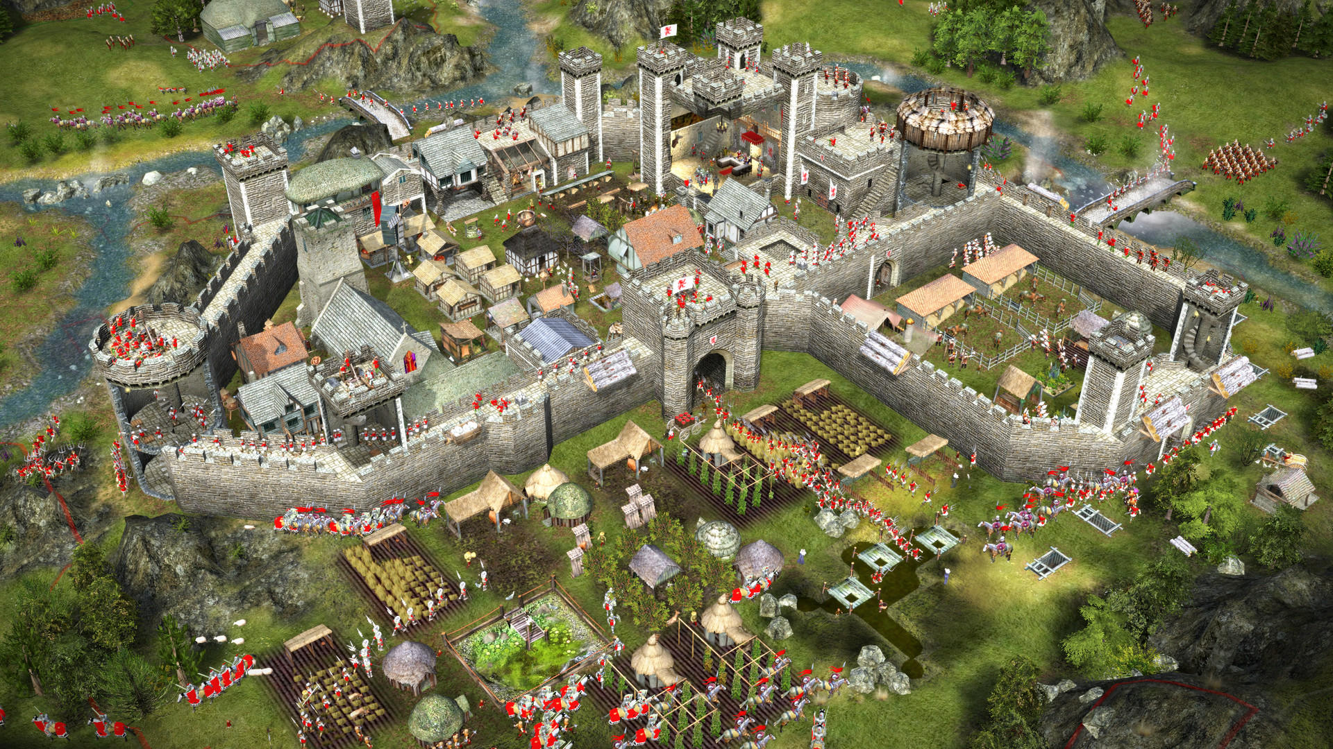 Cuplikan Layar Game Stronghold 2: Steam Edition