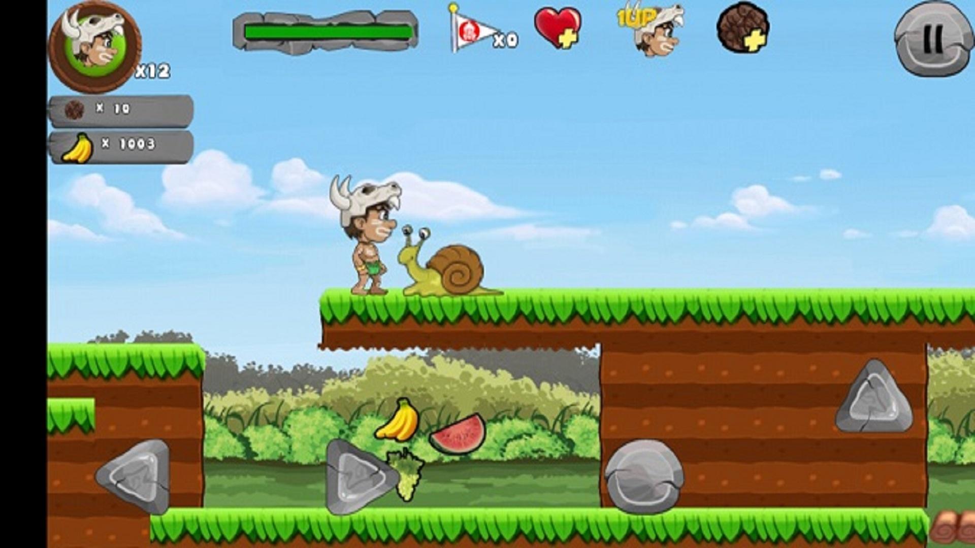 Jungle Man Adventure - Run & Jump ภาพหน้าจอเกม