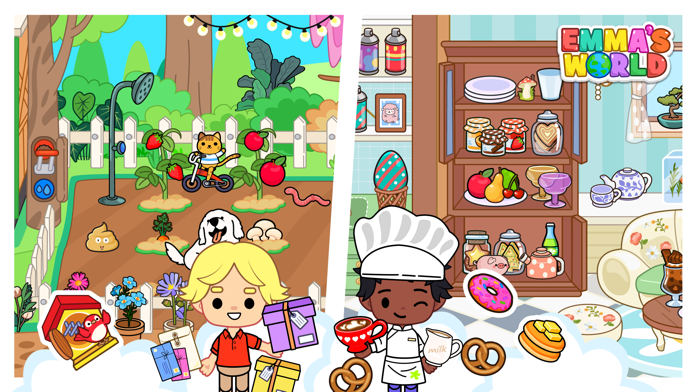 Emma's World - Town & Family Game Screenshot