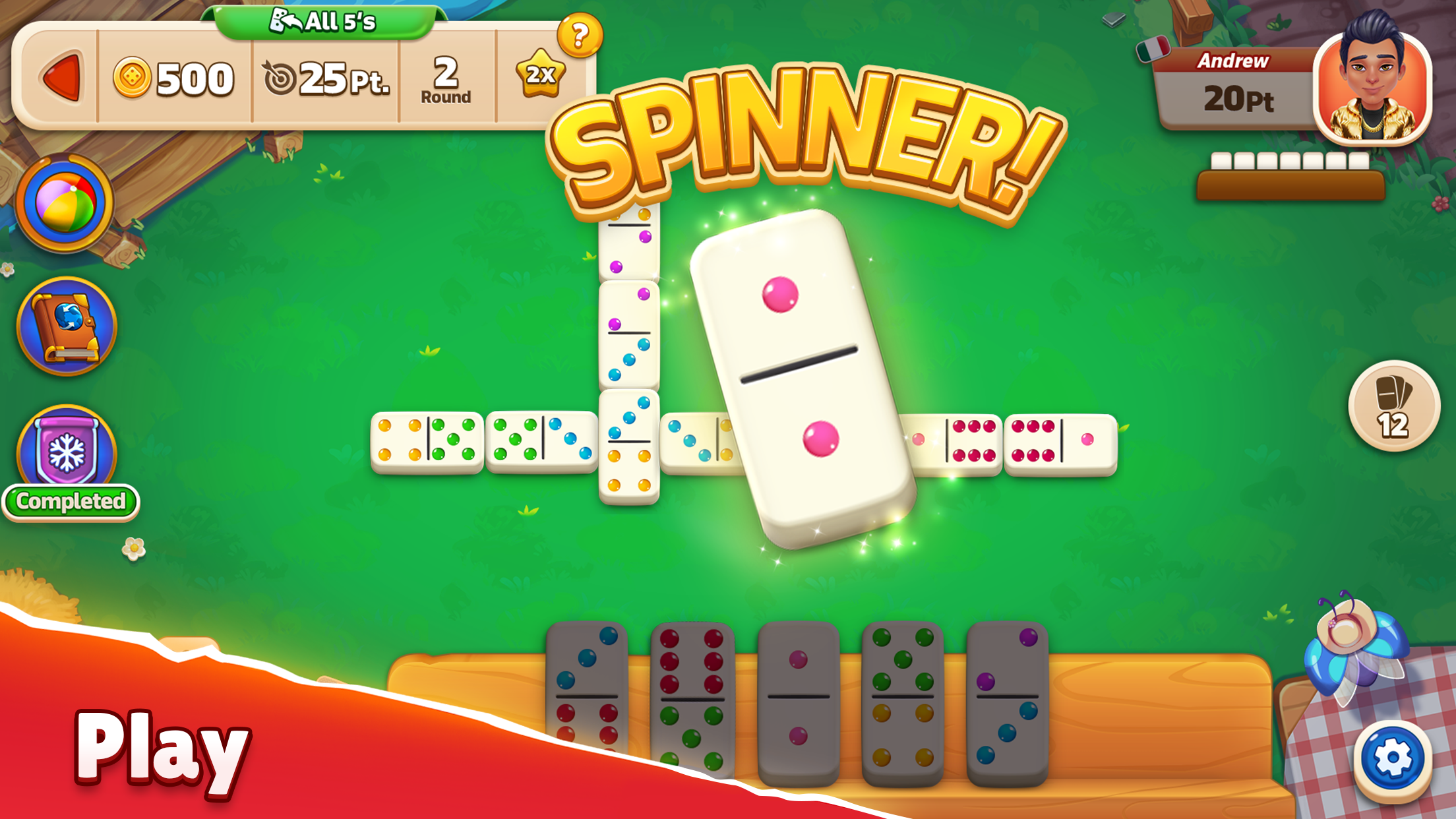 Screenshot 1 of Domino Go - Permainan Papan Online 3.8.5
