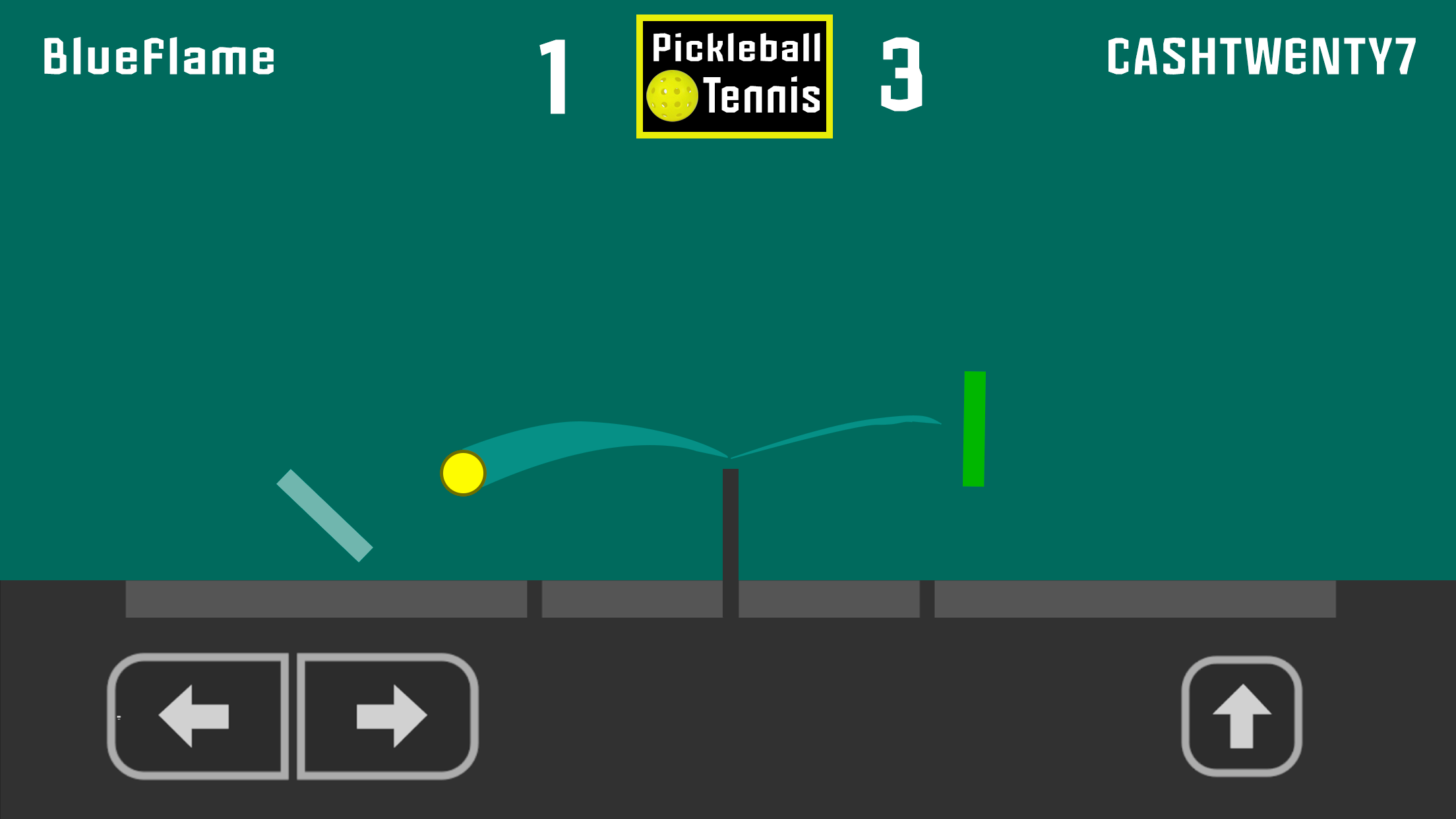 Pickleball Tennis Game Screenshot