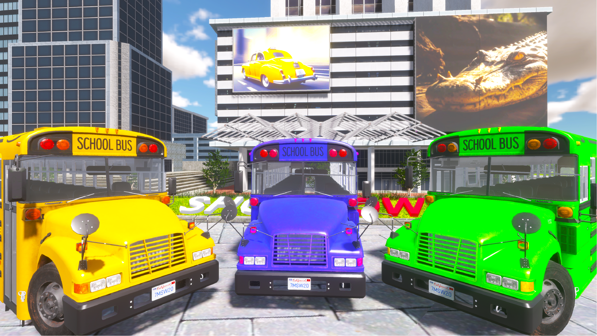 Cuplikan Layar Game Bus Simulator: Bus Games