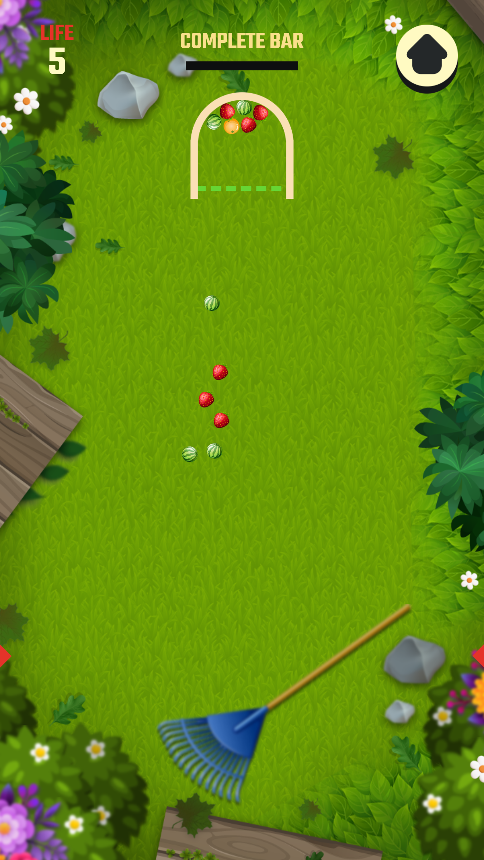 채우기 유리 과일 정렬 게임 스크린샷