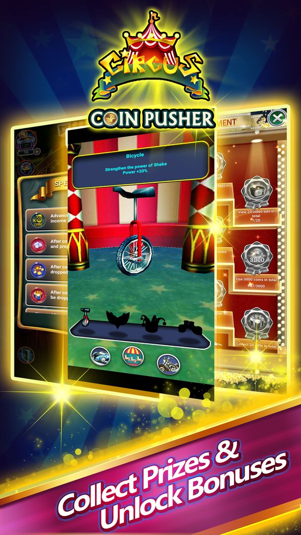 Coin Pusher Circus screenshot game