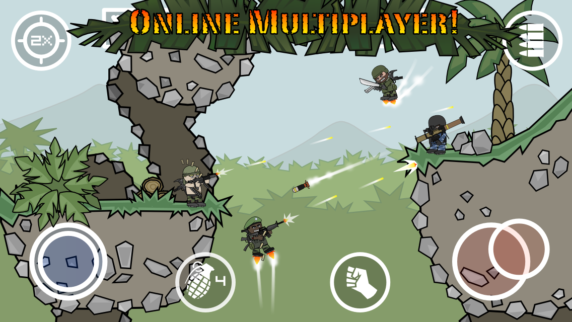 Mini Militia Classic : DA2 MMC Game Screenshot