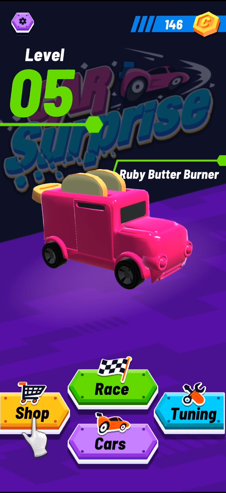 Car Surprise - Ice Race Battle Game Screenshot