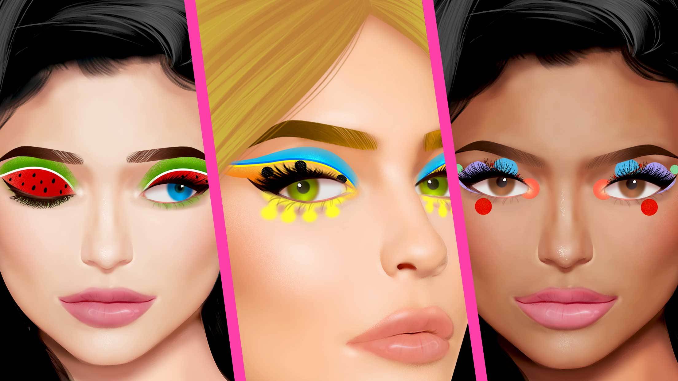Eye Makeup Artist Makeup Games ゲームのスクリーンショット