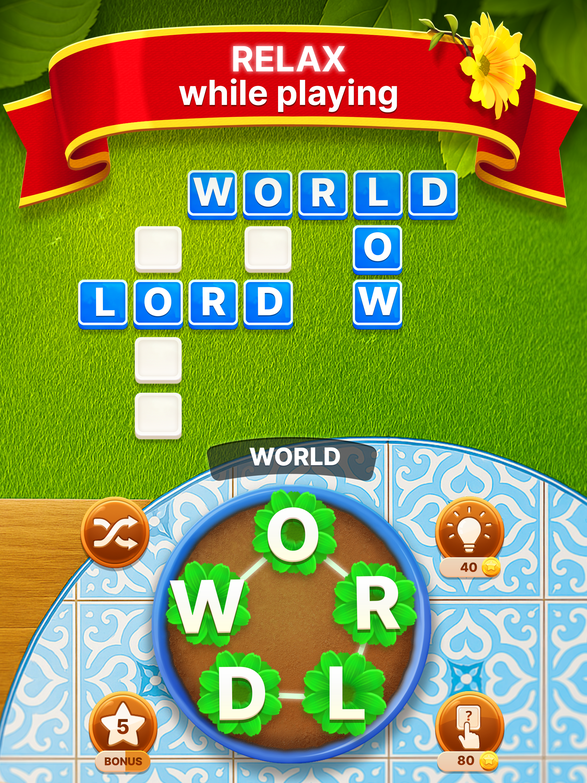 Word Garden : Crosswords Game Screenshot