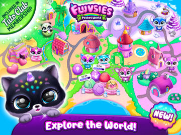 Fluvsies Pocket World Game Screenshot