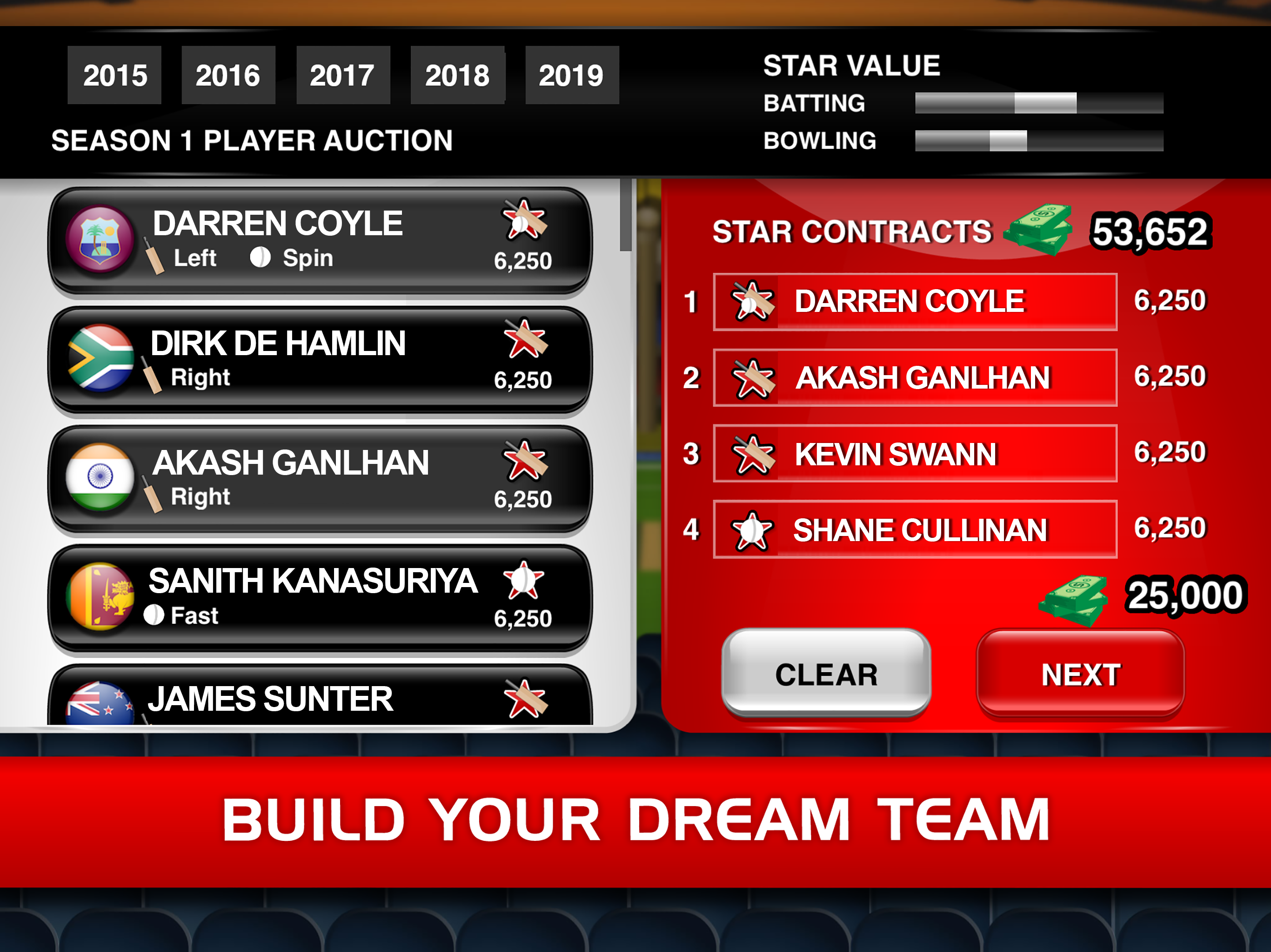 Stick Cricket Premier League Game Screenshot