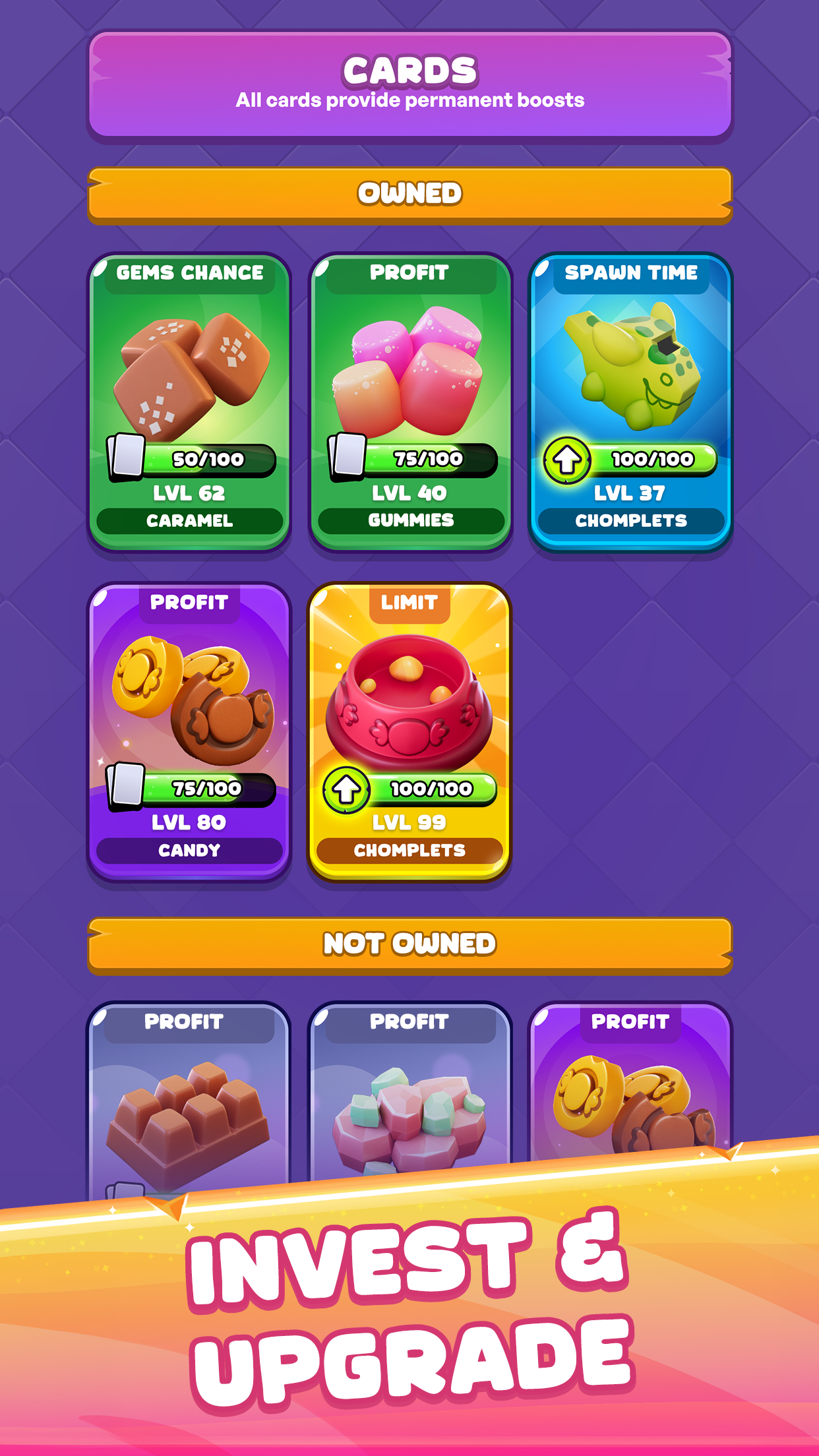 Cuplikan Layar Game Candy Critters: Idle Merge