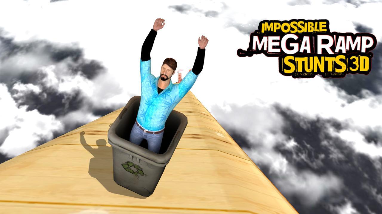 Impossible Mega Ramp Stunts 3D ゲームのスクリーンショット