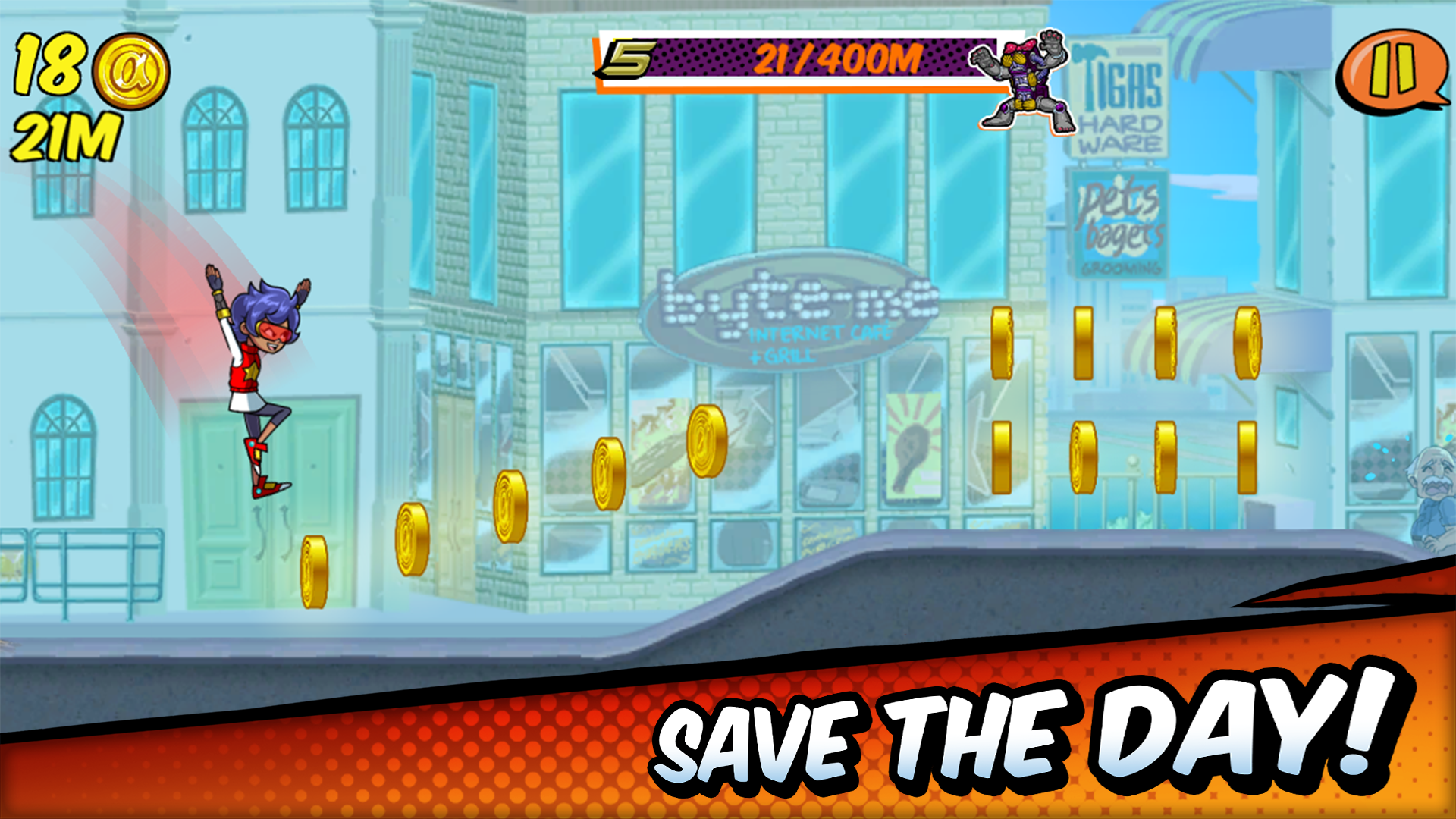 Run Run Super 5 Game Screenshot