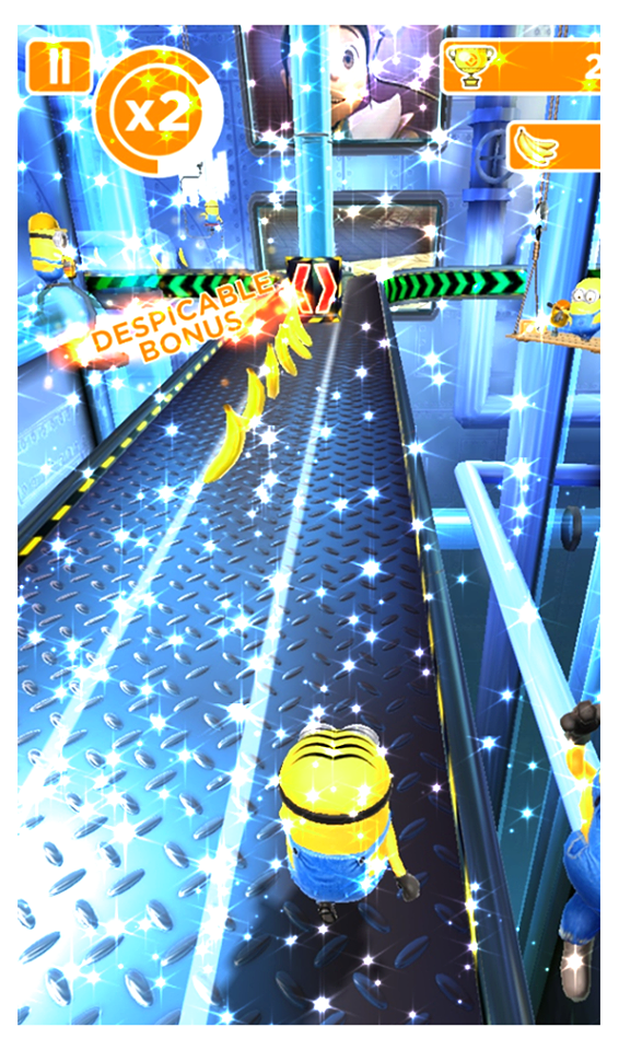 Subway Banana minion rush 게임 스크린샷