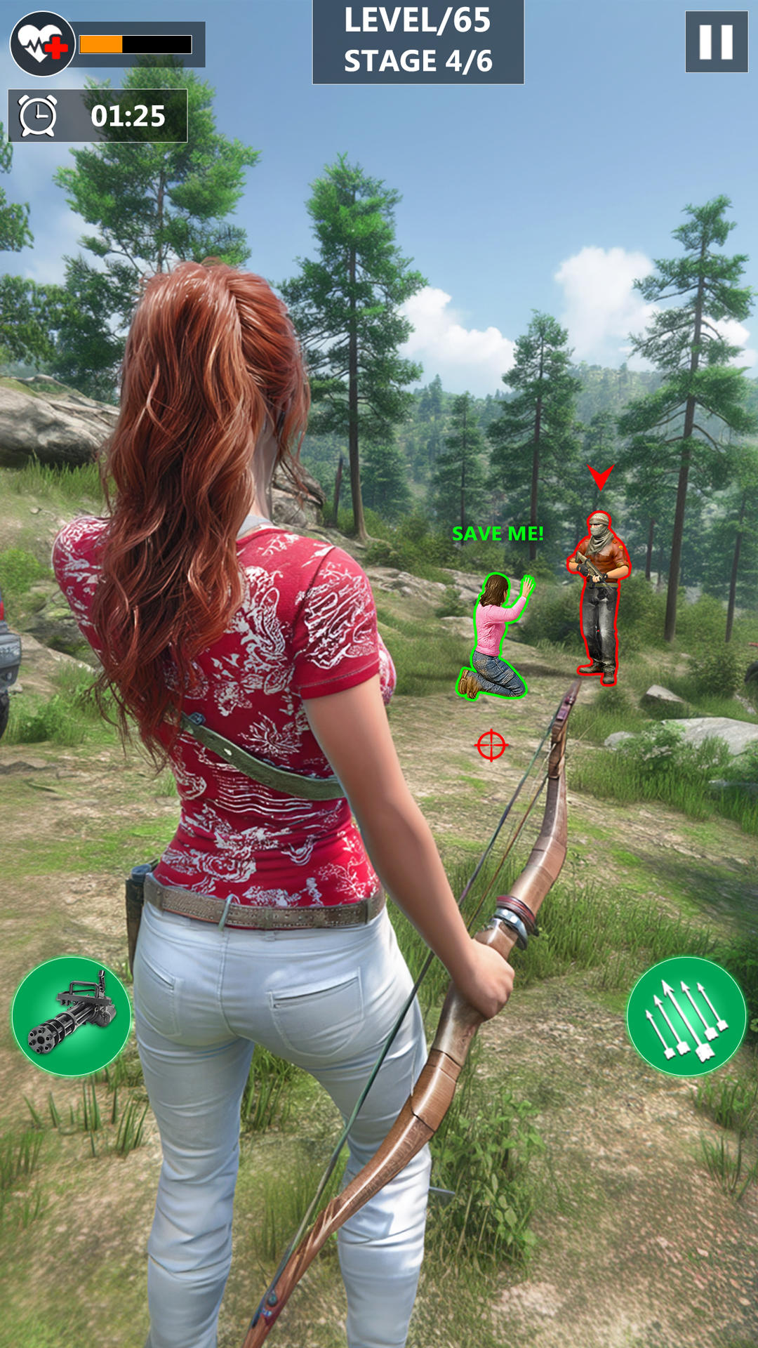 Bow Strike: Arrow Assassin Game Screenshot