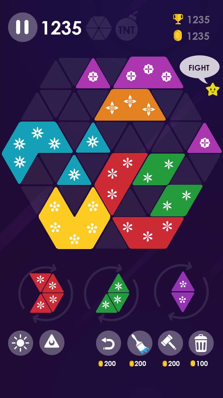 Screenshot 1 of Gumawa ng Turbo Hexa Puzzle 