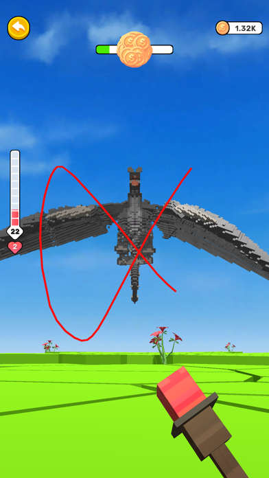 Magical Cut -Voxel Destruction Game Screenshot
