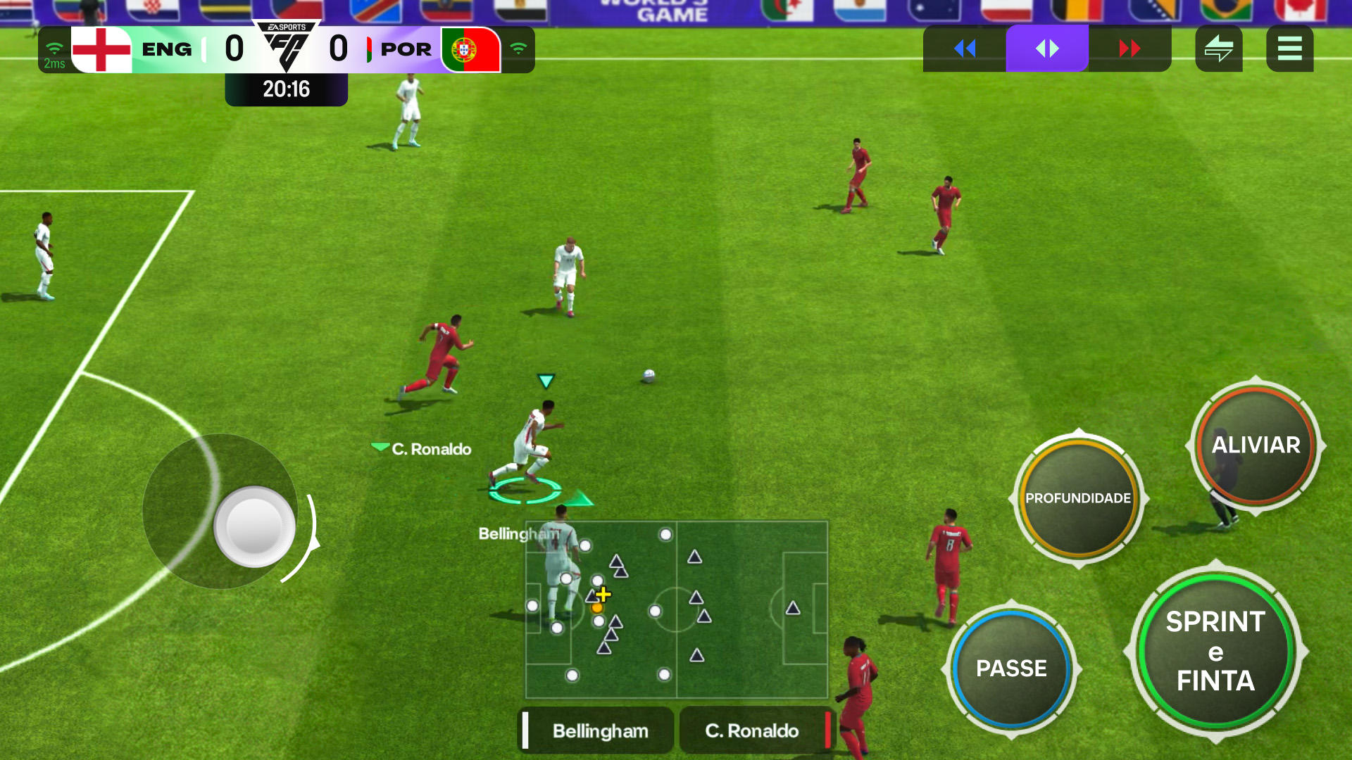 Captura de Tela do Jogo EA SPORTS FC™ Futebol Mobile