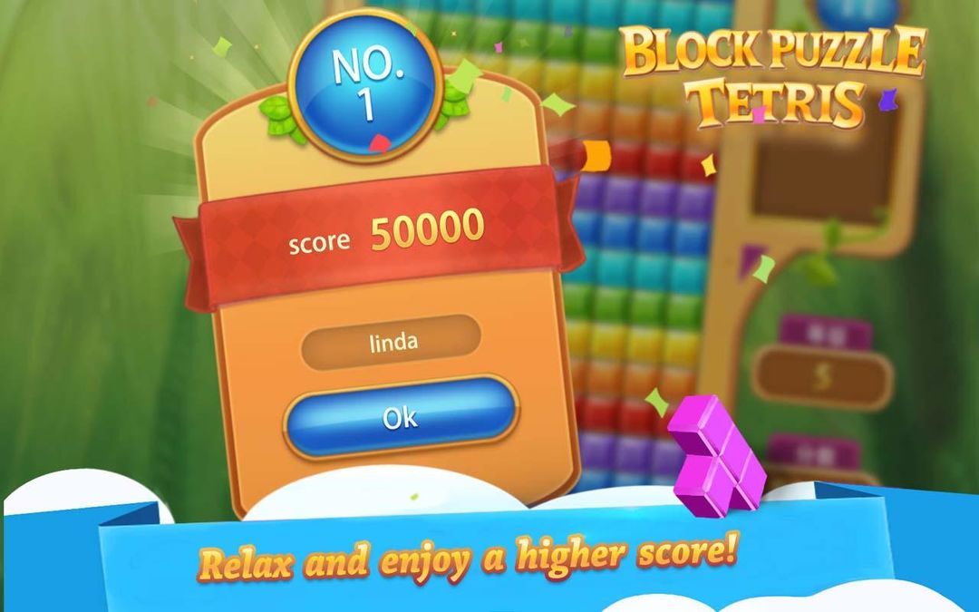 Screenshot of Brick Tetris Classic - Block Puzzle Game