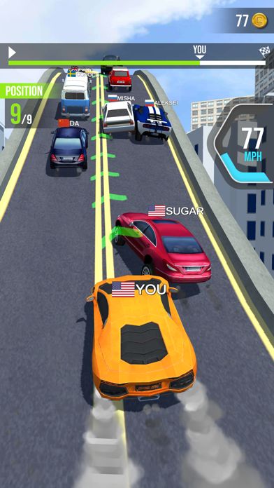 Turbo Tap Race 게임 스크린 샷