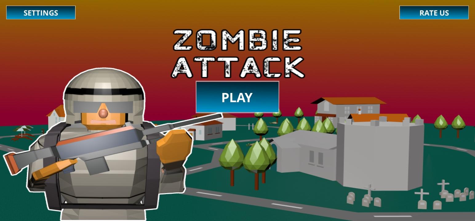 3d zombie attack Game Screenshot