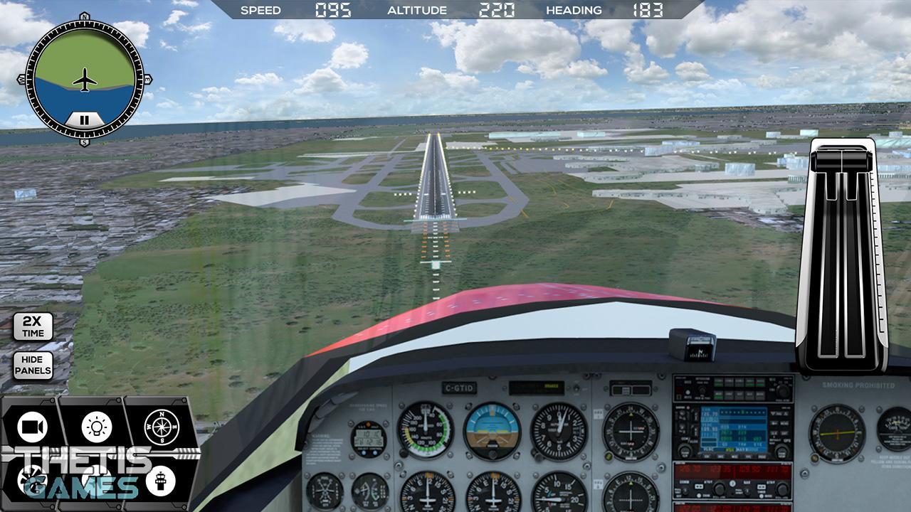 Flight Simulator 2017 FlyWings Game Screenshot